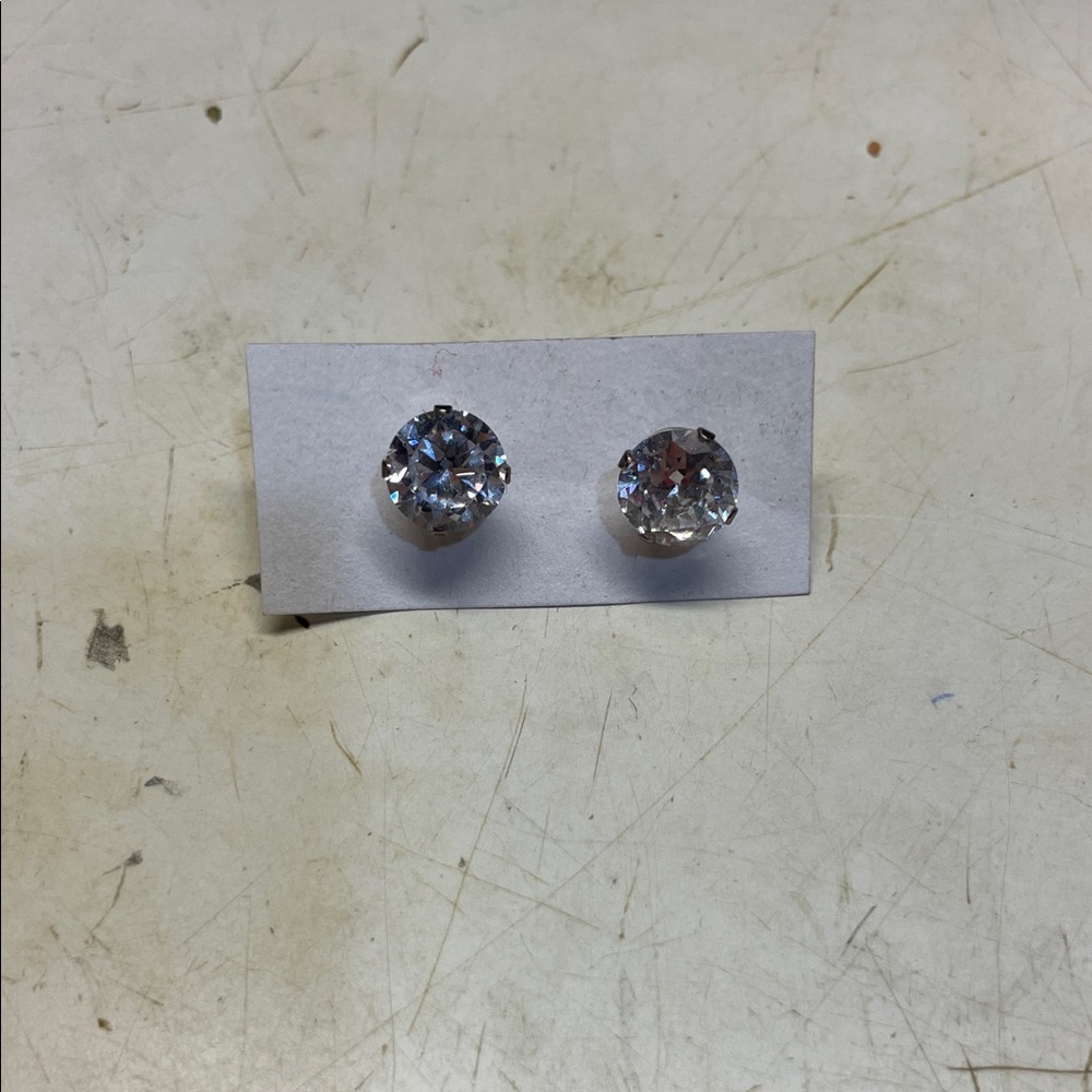 Elegant Silver Stud Earrings